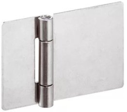 Balamale cu o aripa prelungita fara gauri din tabla INOX b1=45 mm EH 25165.0035