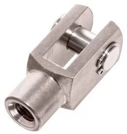 Capat tija filet interior standard cu furca si stift cu inel de siguranta similar DIN 71752 din INOX d1=5 mm EH 22984.3005