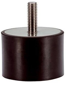 Amortizor forma cilindrica din cauciuc cu tija filetata din INOX b1=30 mm EH 25150.1434
