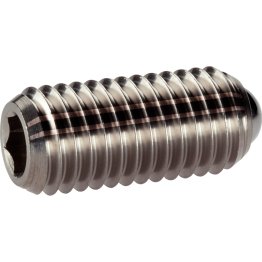 Surub de presiune cu bila si locas hexagonal din INOX forta arc marita M4 EH 22030.0244