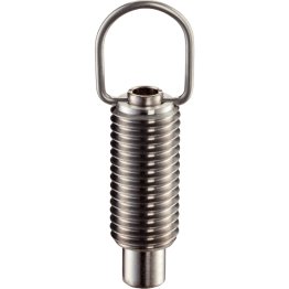 Opritor cu indexare cu inel de tragere fara blocator INOX M16 EH 22120.1422