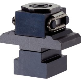 Dispozitive conice de fixare, plat / cu striații, M8/falcă de fixare, cu suprafață plană pe ambele fețe | 23250.0502
