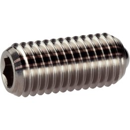 Şuruburi de presiune, cu bilă liberă și locaș hexagonal/oțel inoxidabil, forța arcului mărită | d1=M10 | 22031.0250
