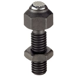 Opritoare oscilante, ajustabil, cu autoresetare/cu bilă teșită, suprafață striată | s=17 mm / d1=M10 / Oţel tratat termic | 22741.0316