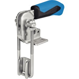 Cleme tip cârlig, verticală, cu talpă orizontală | Mărimea nominală=4 / oțel | 23330.5004