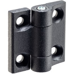 Balamale, cu rezistență la frecare reglabilă | b1=60 mm / negru | 25160.0510