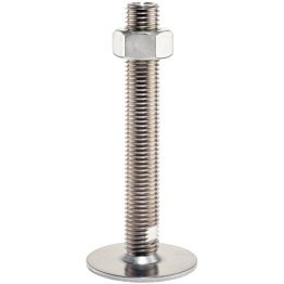 Picioare de susținere/cu şurub | d1=80 mm / d2=M24 / l1=125 mm / oțel inoxidabil | 22593.2235
