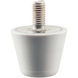 Amortizor din silicon, formă de trunchi de con/cu şurub | d1=25 mm / d2=M6 / l2=12 mm | 25151.0126