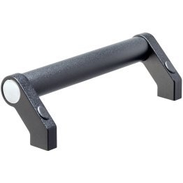 Mânere tubulare, montaj frontal | d1=28 mm / l1=400 mm / negru | 24321.0620