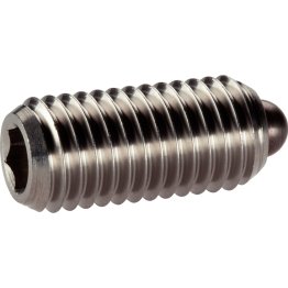 Şuruburi de presiune, cu bolţ şi locaş hexagonal/oțel inoxidabil, forța arcului standard | d1=M20 | 22030.0320
