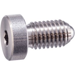 Şuruburi de presiune, călit, cu bilă și locaș hexagonal/oțel inoxidabil, forța arcului mărită | d1=M4 | 22030.2040