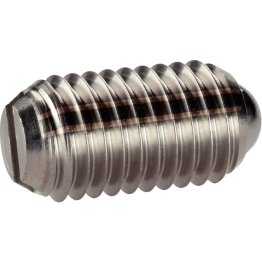 Şuruburi de presiune, cu bilă şi fantă/oțel inoxidabil, forța arcului mărită | d1=M24 | 22050.0624