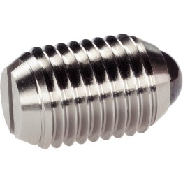 Şuruburi de presiune, cu bilă ceramică, oțel inoxidabil A4/oțel inoxidabil A4, forța arcului standard | d1=M4 | 22050.1404