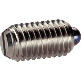 Şuruburi de presiune, cu bolţ şi fantă/oțel inoxidabil, forța arcului standard | d1=M16 | 22050.0516