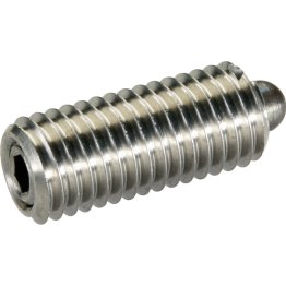 Şuruburi de presiune, cu hexagon interior/oțel inoxidabil, forța arcului standard | d1=M6 | 22060.0406