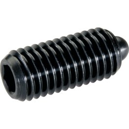 Şuruburi de presiune, cu bolţ şi locaş hexagonal - INCH/oțel automat, forța arcului standard | d1=1-8 | 2B030.0054