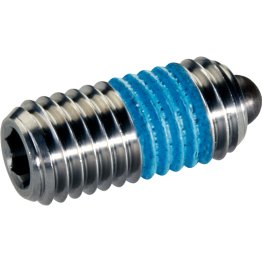 Şuruburi de presiune, cu bolţ şi locaş hexagonal - INCH/oțel inoxidabil, forța arcului standard | d1=5/16-18 / blocare filet | 2B030.0346