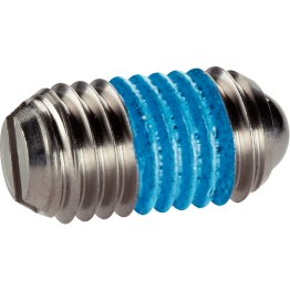 Şuruburi de presiune, cu bilă şi fantă - INCH/oțel inoxidabil, forța arcului standard | d1=5/16-18 / blocare filet | 2B050.0346