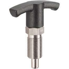 Opritoare cu indexare compacte, cu guler hexagonal și fixare, cu mâner T | d1=8 mm / l2=12 mm / oțel inoxidabil | 22110.0938