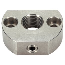 Piese de fixare, pentru bolţ şi indexor/gaură de fixare paralelă la opritorul cu indexare / bolțul cu indexare | d1=M16 x 1,5 / oțel inoxidabil | 22120.0546