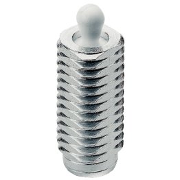 Opritoare laterale, cu filet, fără garnitură/forța arcului mică | d1=M18 x 1,5 / l1=18 mm / Forța arcului=~ 100 N | 22150.0390