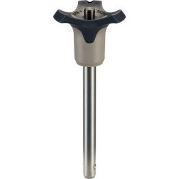 Ştifturi opritoare cu bilă, autoblocant, cu mâner combinat | d1=10 mm / l1=110 mm / gri | 22370.0337