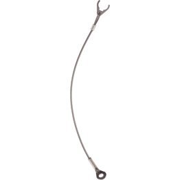 Cabluri de fixare/oţel inoxidabil, cu clips de fixare şi ochet | l=150 mm / Fără acoperire | 22400.1241