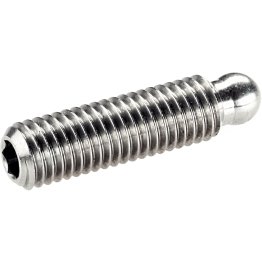 Ştift filetat, cu bilă | d1=M10 / l=80 mm / oțel inoxidabil | 22570.0458