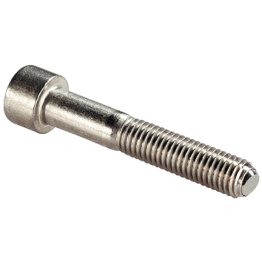 Şuruburi de presiune cu bilă, cu cap, bilă protejată împotriva rotirii/bilă teșită, suprafață plană | d1=M6 / l2=~ 40 mm / oțel inoxidabil | 22700.0306