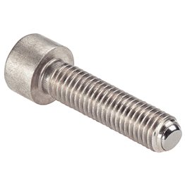 Şuruburi de presiune cu bilă, cu cap, bilă teşită/suprafață plană | d1=M8 / l2=~ 20 mm / oțel inoxidabil | 22710.0842