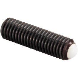 Şuruburi de presiune cu bilă, fără cap, bilă plină/bilă plină din termoplastic | d1=M10 / l1=31,7 mm / Oţel tratat termic | 22720.0405