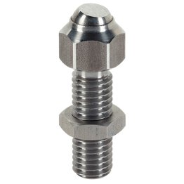 Opritoare oscilante, ajustabile/cu bilă teşită, suprafaţă plană | s=13 mm / d1=M8 / oțel inoxidabil | 22740.0113