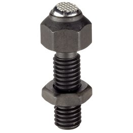 Opritoare oscilante, ajustabile/cu bilă teșită, suprafață striată | s=24 mm / d1=M16 / Oţel tratat termic | 22740.0324