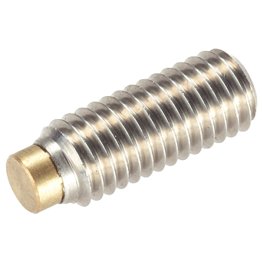 Şuruburi de presiune, cu bolţ din alamă | d1=M10 / l1=27 mm / oțel inoxidabil | 22760.0506