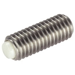 Şuruburi de presiune, cu bolț din termoplast | d1=M8 / l1=~ 33,6 mm / oțel inoxidabil | 22760.0686