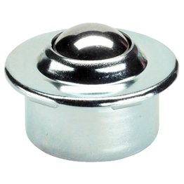 Role cu bilă, cu carcasă din tablă de oţel/toate componentele sunt zincate, bilă din oțel inoxidabil | d1=24 mm | 22750.0024