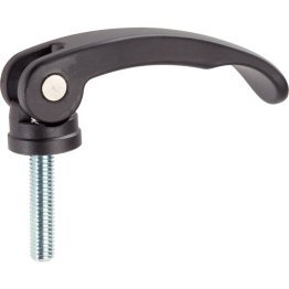 Pârghii excentrice rapide, cu şurub | l=82 mm / d2=M8 / h1 max.=20 mm / oțel | 23390.0019