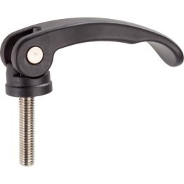 Pârghii excentrice rapide, cu şurub | l=63 mm / d2=M5 / h1 max.=35 mm / oțel inoxidabil | 23390.0234