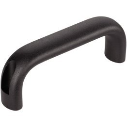 Mânere tip U, montaj frontal/aluminiu, negru | b=26 mm / l1=179 mm | 24300.0366