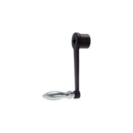 Manivele, DIN 469 dreaptă cu pătrat DIN 79/cu manetă fixă (EH 24450., DIN 39), forma F | l=63 mm / s=10 mm | 24330.0110