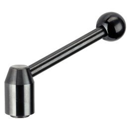 Manetă de fixare ajustabilă/cu filet interior | d1=21 mm / d2=M8 / oțel | 24440.0102