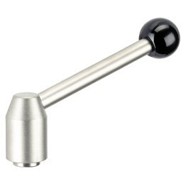 Manetă de fixare ajustabilă/cu filet interior | d1=21 mm / d2=M8 / oțel inoxidabil | 24440.0602