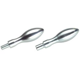 Mâner fix, DIN 39/cu bosaj cu filet exterior, forma E | d1=20 mm / oțel inoxidabil | 24450.0320