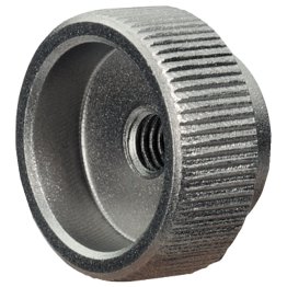 Piuliţe moletate, DIN 6303/cu gaură pentru ştift, forma B | d1=M6 / oțel inoxidabil | 24480.0306